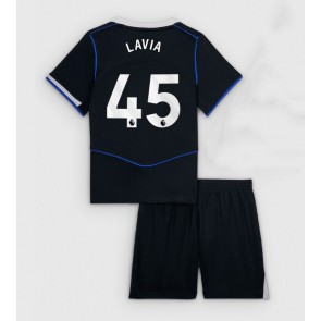 Chelsea Romeo Lavia #45 Tredjeställ Barn 2025-26 Kortärmad (+ Korta byxor)